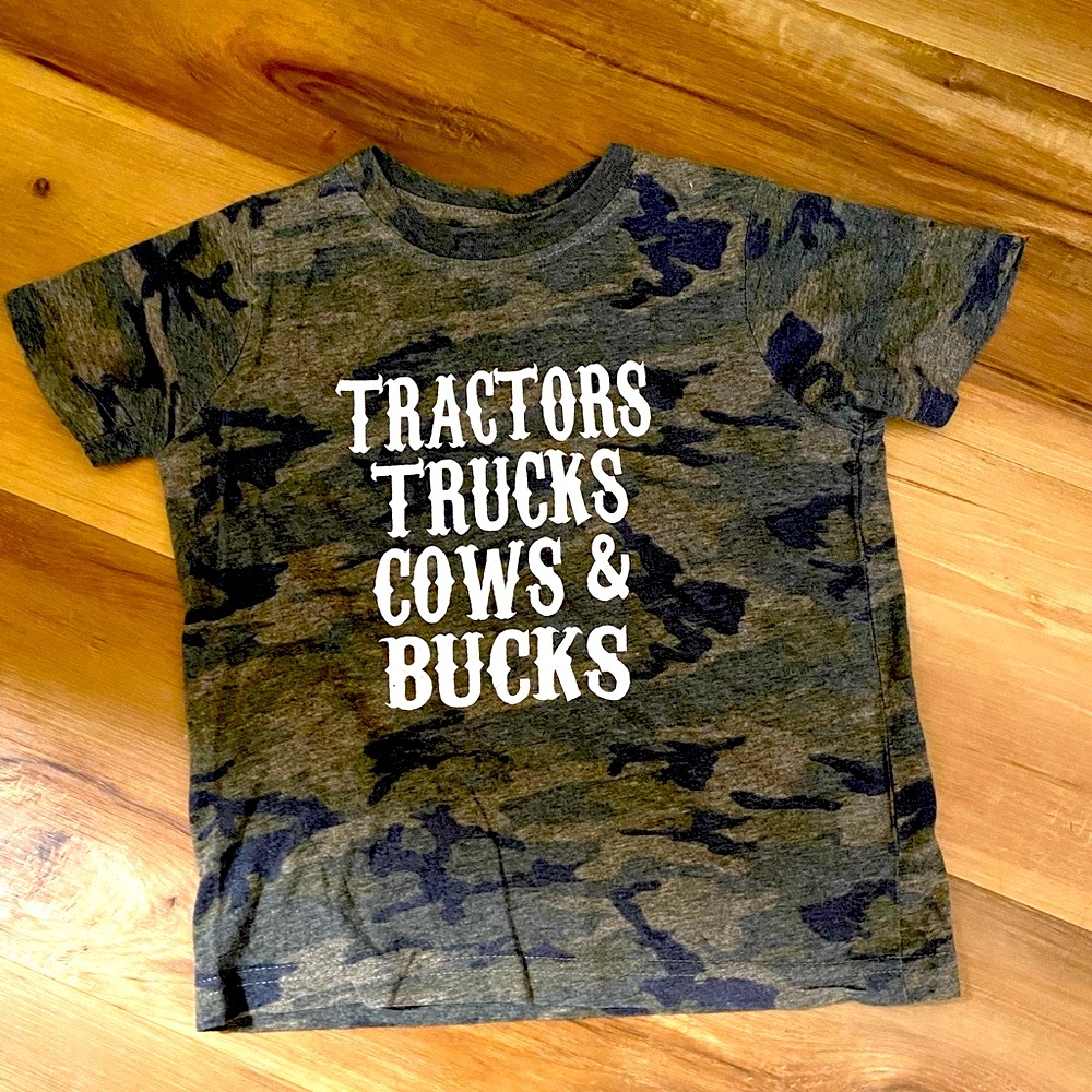 Slogan shirt for your little country one!